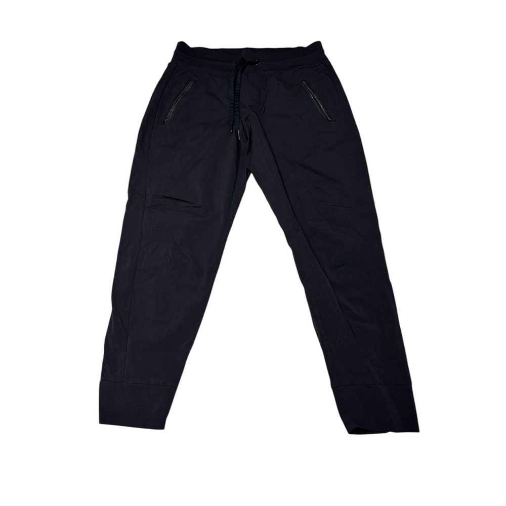 Athleta Trekkie North Jogger Pants Black Women's Size 28X25 Zipper Pockets
